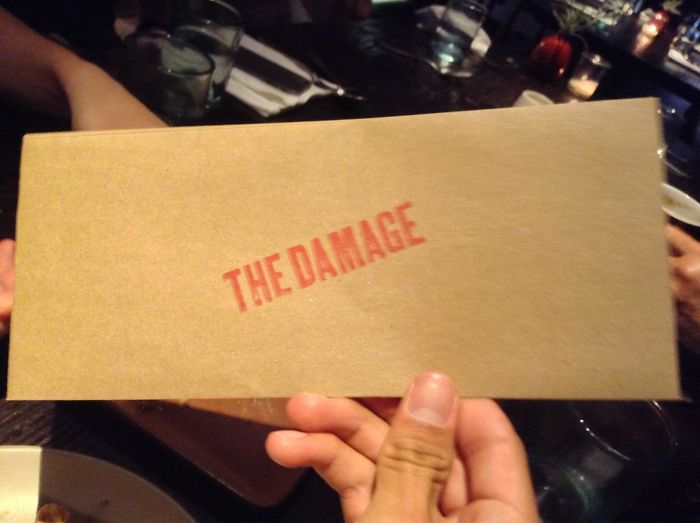 Had Dinner At An Expensive Restaurant. This Is How They Delivered The Bill