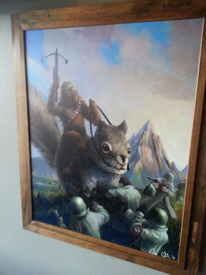 Found This Majestic Beast At A Local Restaurant. I Almost Pulled It Off The Wall And Walked Out