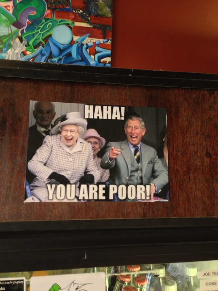 Taped To A Vending Machine At My Local Café