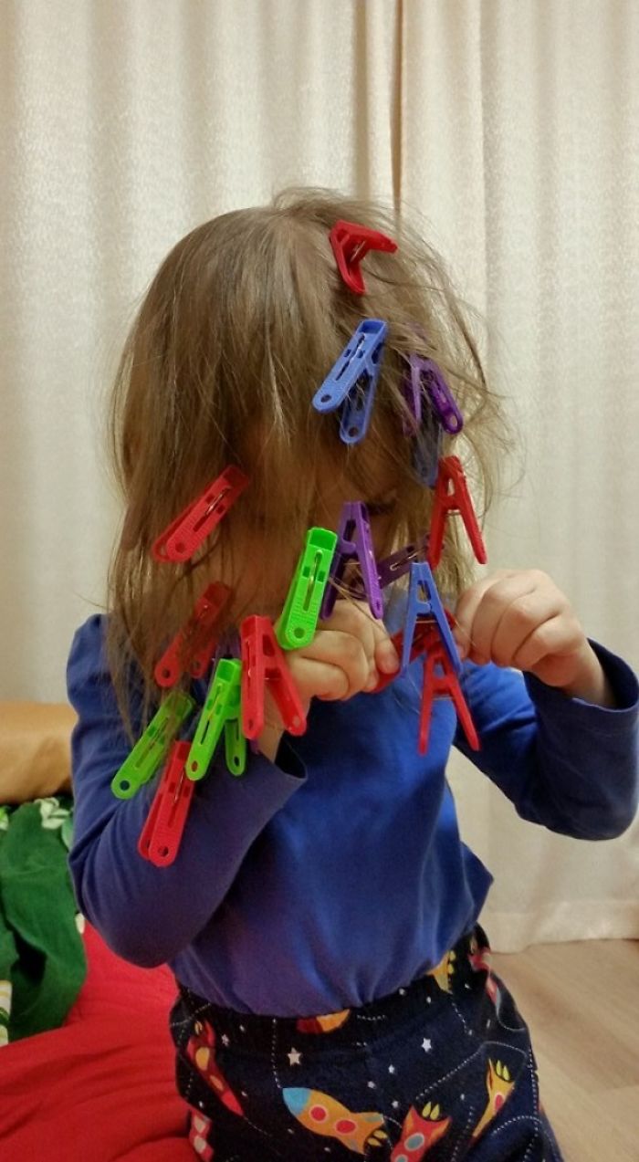 Daughter's Been Silent For 5 Minutes. Went To Investigate