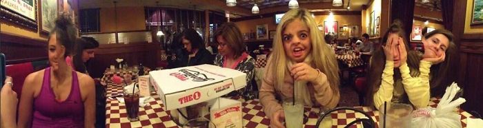 I Accidentally Turned Into A Troll When My Friend Told Me To Keep Changing My Face While She Was Taking A Panorama