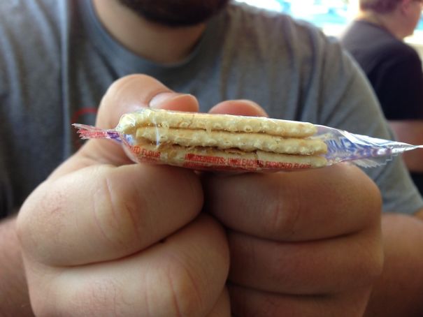 Extra Cracker In My Cracker Package, My Soup Runneth Over With Crackers