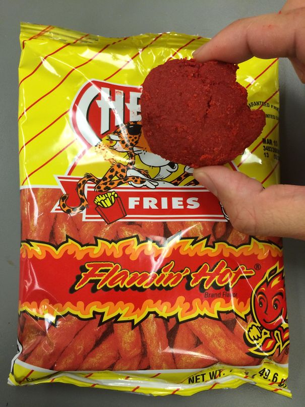 A Giant Clump Of Flamin' Hot Seasoning