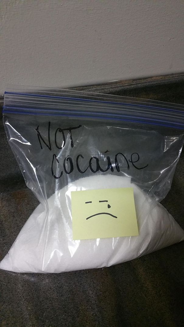 My Coworker Brought Sugar To The Office For Her Coffee And Labeled It. One Of The Attorneys I Work With Responded