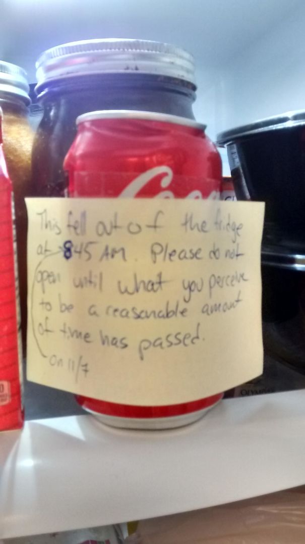 Found This In The Office Fridge This Morning