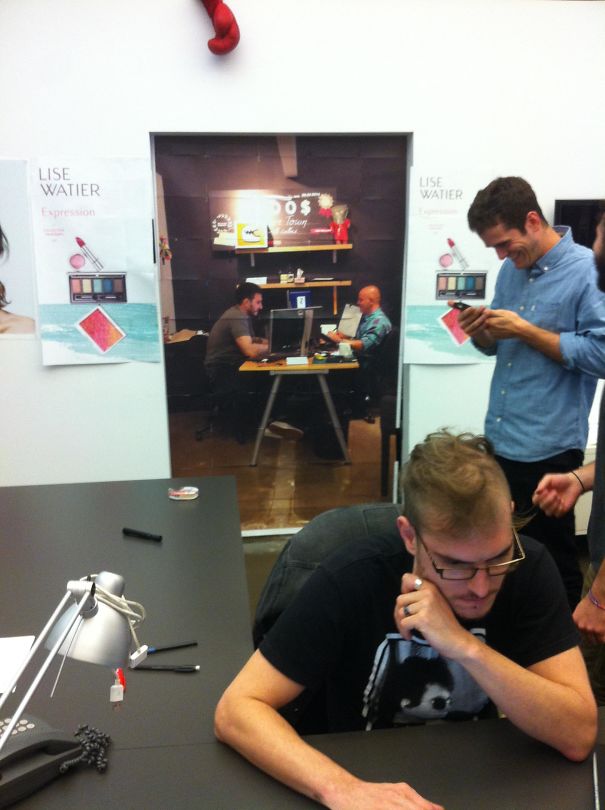 I Filled The Door To My Office With A Life-Sized Print Of Myself Working At My Desk. Nobody Noticed When I Left Early