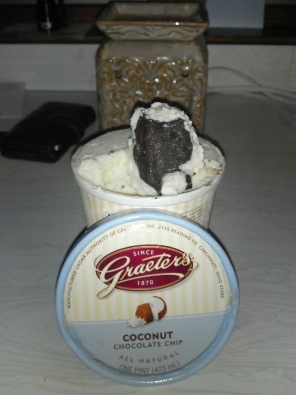My Ice Cream Had An Abnormally Large Chocolate Chip In It