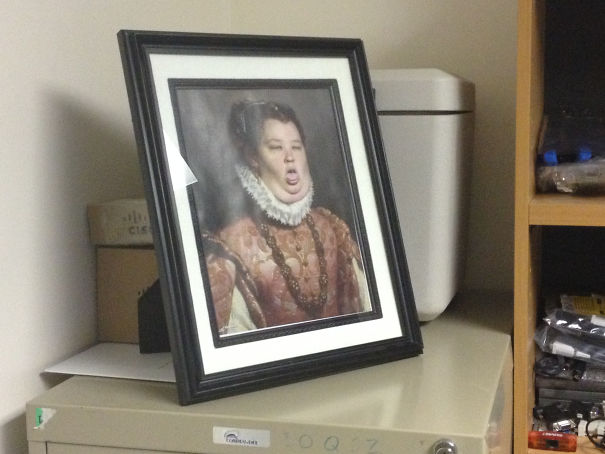 Saw This On Reddit A Few Days Ago. Framed It And Put It In My Coworkers Office While He Was On Vacation