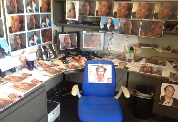 My Husbands Office Got... Cage'd