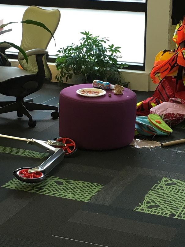 Take Your Child To Work Day Summed Up In One Photo