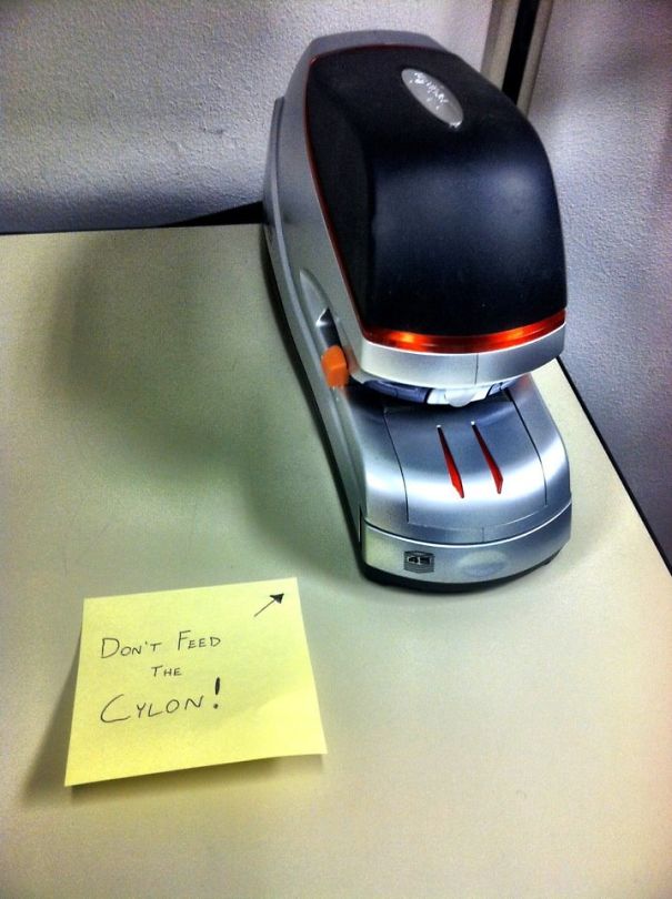 This "Stapler" Just Appeared In My Office. The Least I Can Do Is Warn My Colleagues