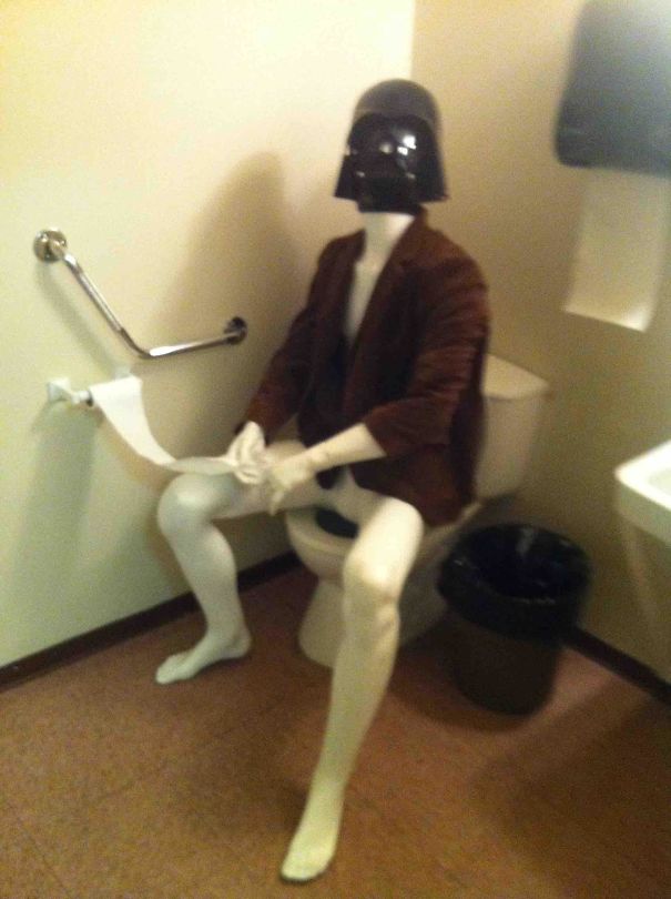 Found This In The Men's Bathroom At Work This Morning