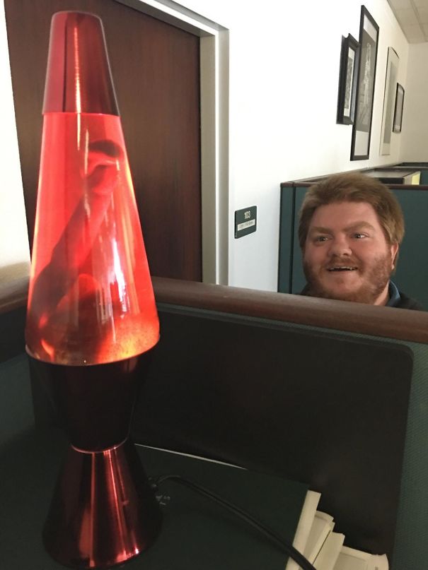 My Lava Lamp Made A Dick. Coworker Is Amused