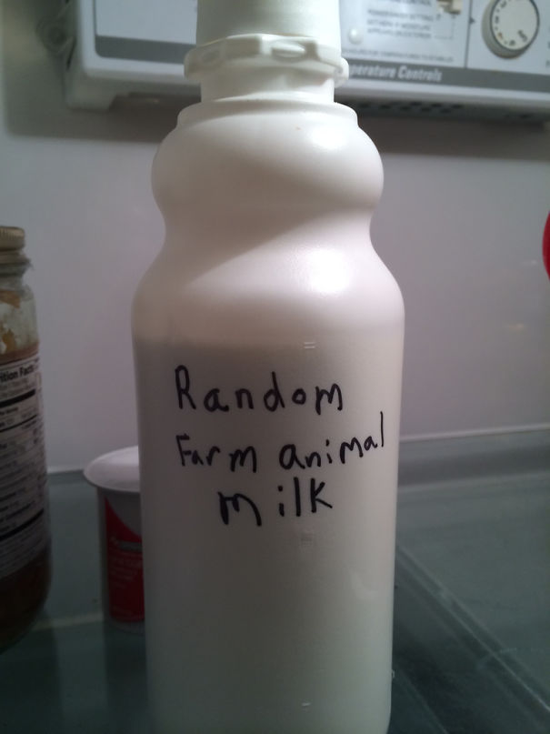 Coworker Kept Using My Creamer. I Live On A Farm And He Knows It