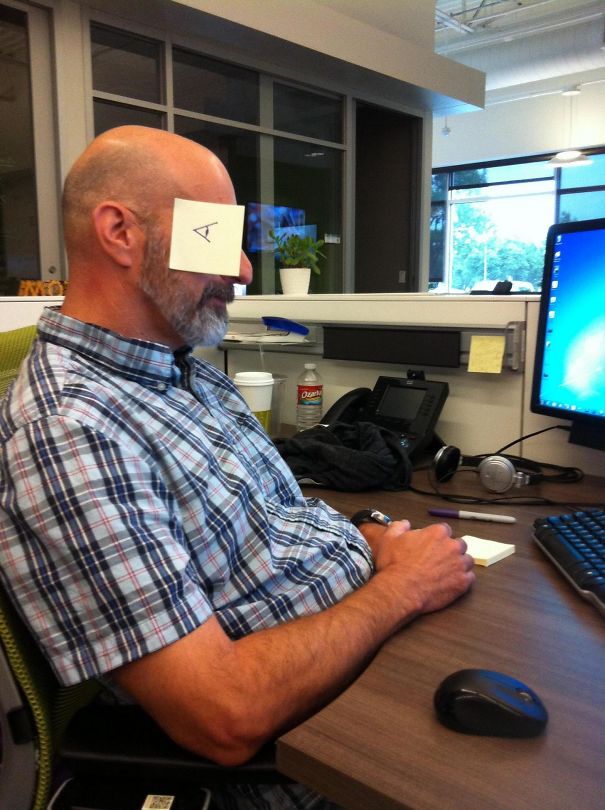 Totally Awake Coworker