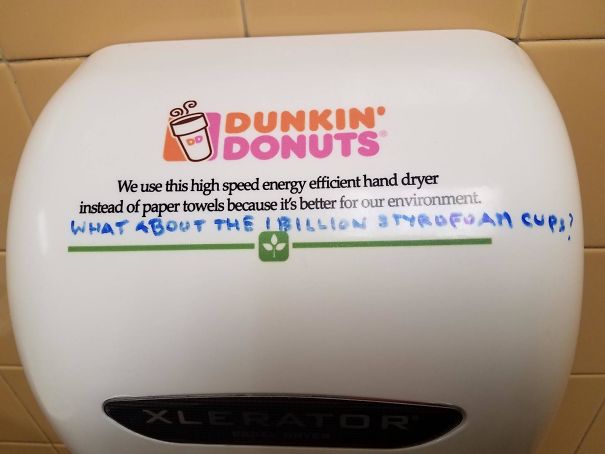 Hand Dryer Has A Point