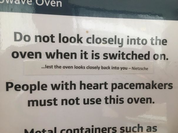 Nietzsche Had A Lot Of Time To Think Waiting For His Hot Pockets