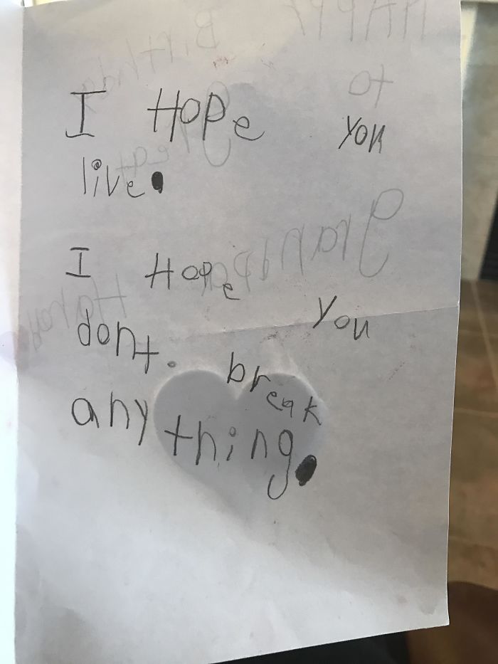 My Niece Made Her Great Grandpa A Card For His 88th Birthday