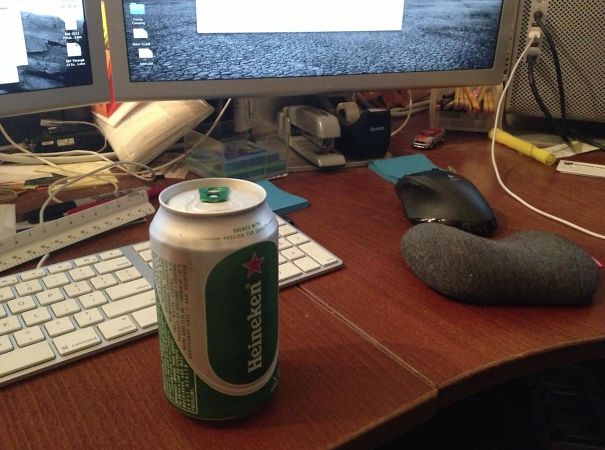 I Work From Home. My 5-Year-Old Regularly Requests The Ipad To Play With First Thing In The Am. I Usually Tell Her To Wait Until After Breakfast. I Went To The Bathroom. Came Back To My Computer And Found This Bribe Waiting For Me At My Desk. It Was 8:30am. I Was Tempted, But Refrained