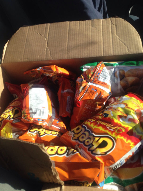 I Truck For Budweiser And Ran Into A Lays Trucker. I Found This In My Truck After He Left