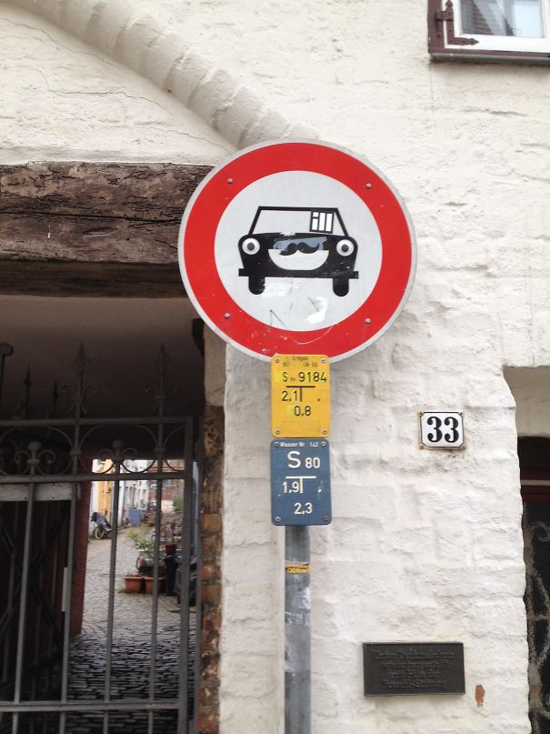 This Happy Car With A Moustache