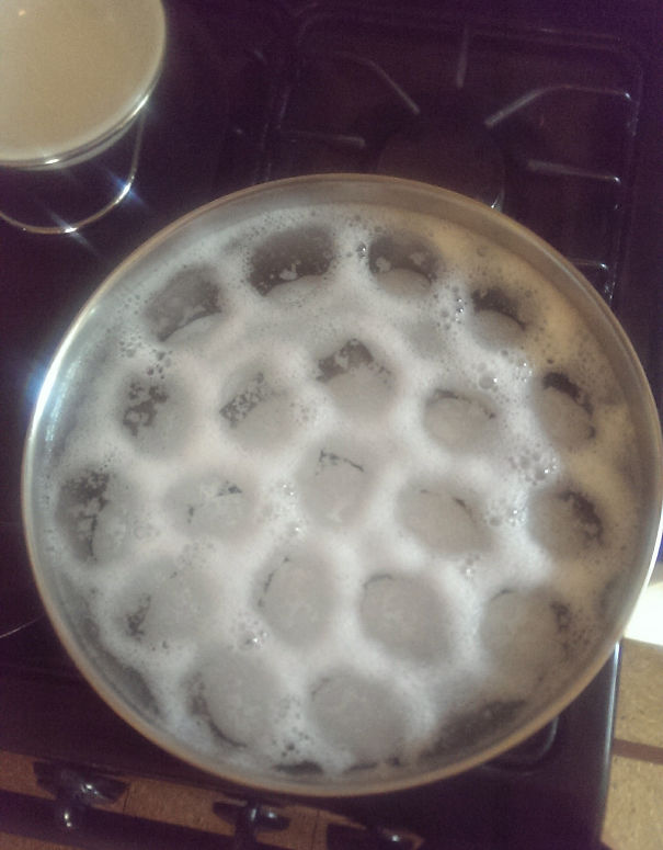 This Pattern In The Water From Boiling Eggs