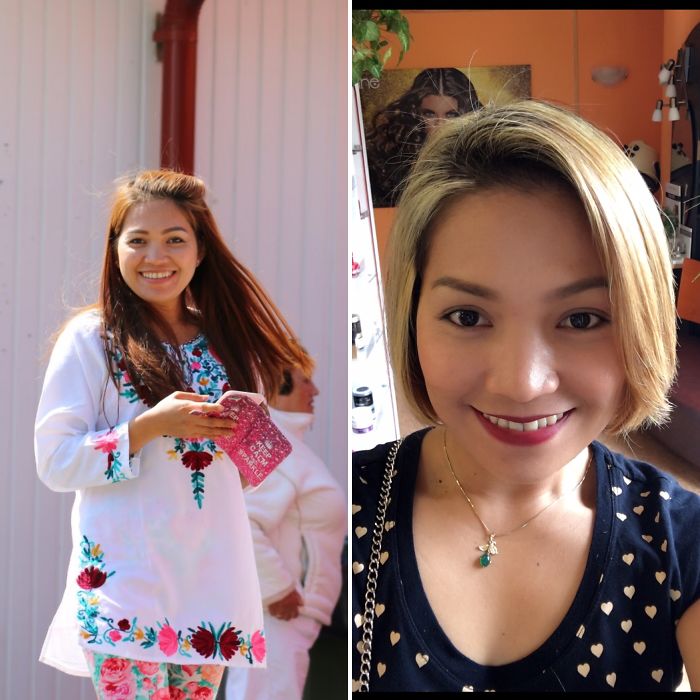 Chopped My Hair Short Short And Will Be Donating It For Cancer Patients.