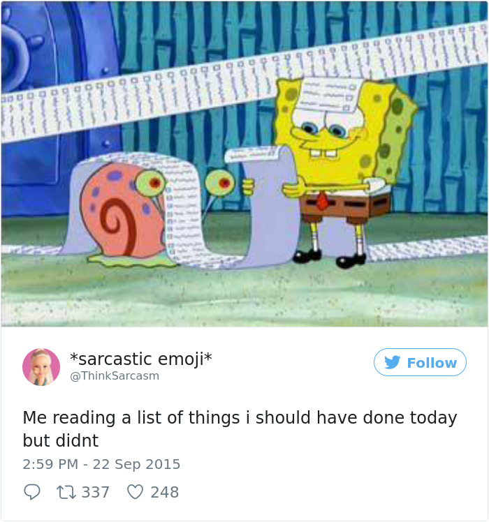 Procrastination Tweet