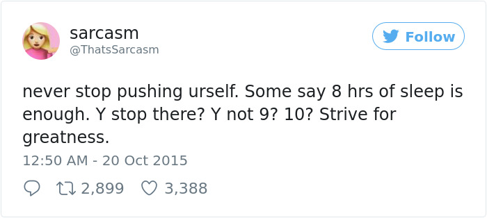 Procrastination Tweet