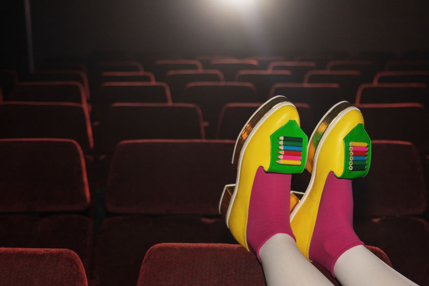 Quirky Shoes That I Made From Sentimental Childhood Things Quirky Shoes That I Made From Sentimental Childhood Things