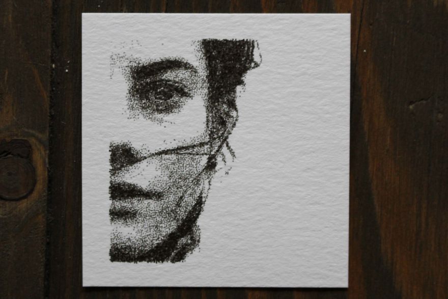 Tiny Portraits Drawn By A Robot Tiny Portraits Drawn By A Robot