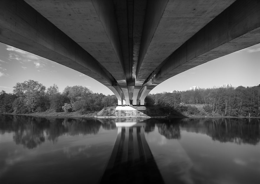 Under The Bridge: I Photographed 14 Bridges In Lithuania's Capital Vilnius From Below Under The Bridge: I Photographed 14 Bridges In Lithuania's Capital Vilnius From Below
