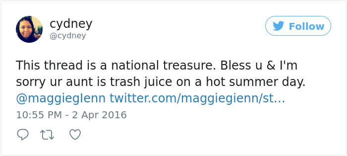 Aunt Makes Homophobic Comment To Her Niece, Regrets It Immediately Aunt Makes Homophobic Comment To Her Niece, Regrets It Immediately