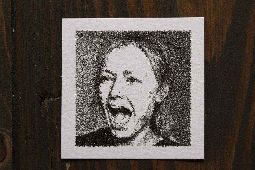 Tiny Portraits Drawn By A Robot Tiny Portraits Drawn By A Robot
