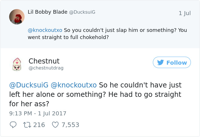 Guy Left In Tears After Trying To Grope Woman, But Not Everyone Agrees She Has Right To Fight Back Like That Guy Left In Tears After Trying To Grope Woman, But Not Everyone Agrees She Has Right To Fight Back Like That