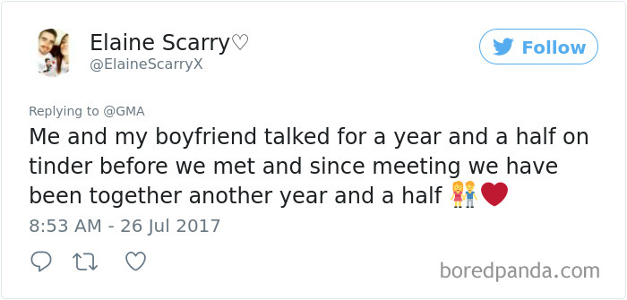 Strangers Who’ve Kept Hilarious Tinder Conversation For 3 Years Finally Meet And It’s Adorable