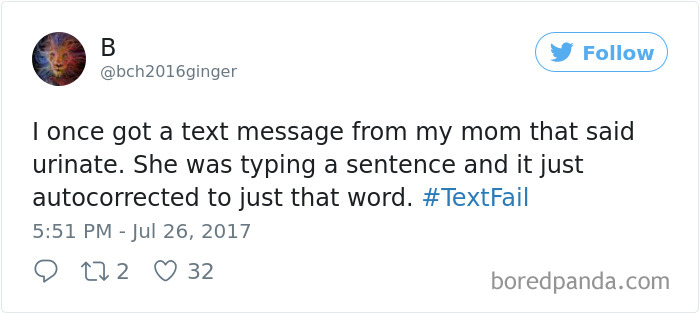 Textfail Tweet