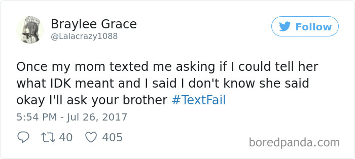 Textfail Tweet