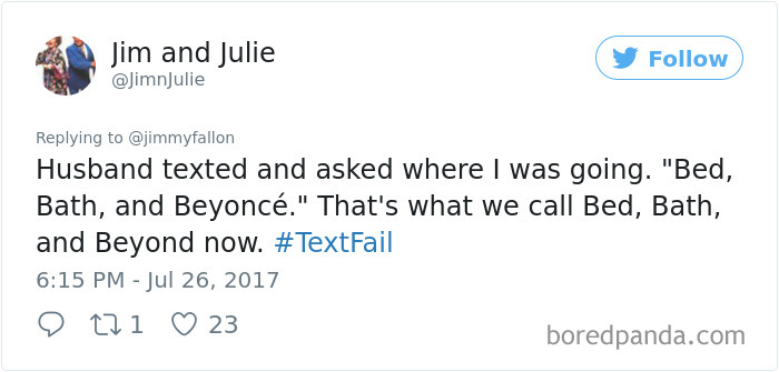 Textfail Tweet