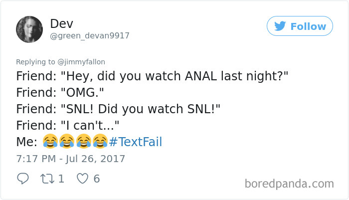 Textfail Tweet