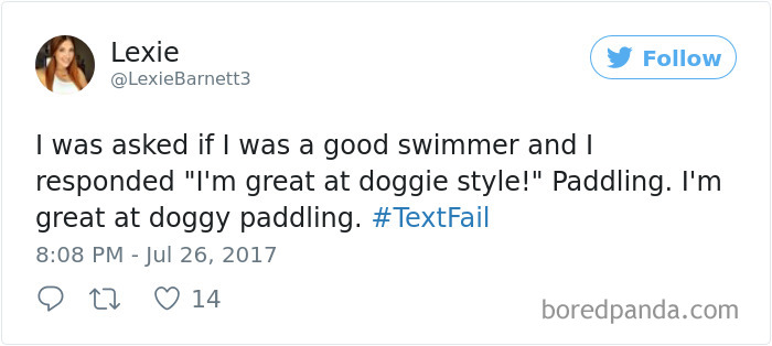 Textfail Tweet