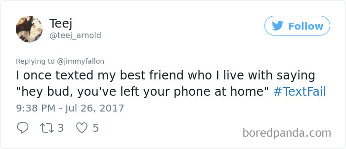 Textfail Tweet