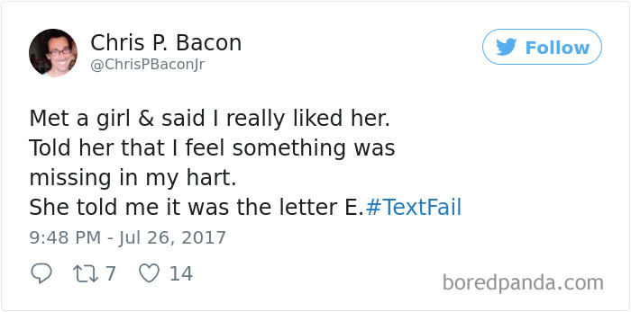 Textfail Tweet