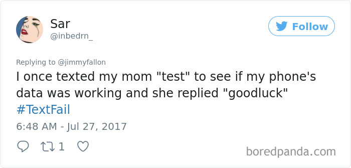 Textfail Tweet