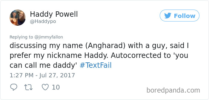 Textfail Tweet
