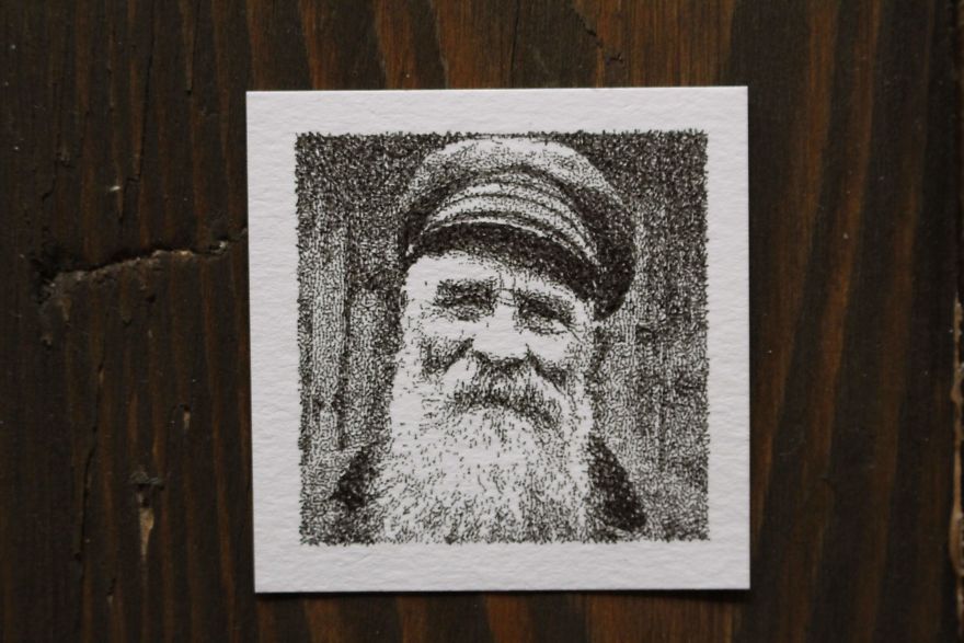Tiny Portraits Drawn By A Robot