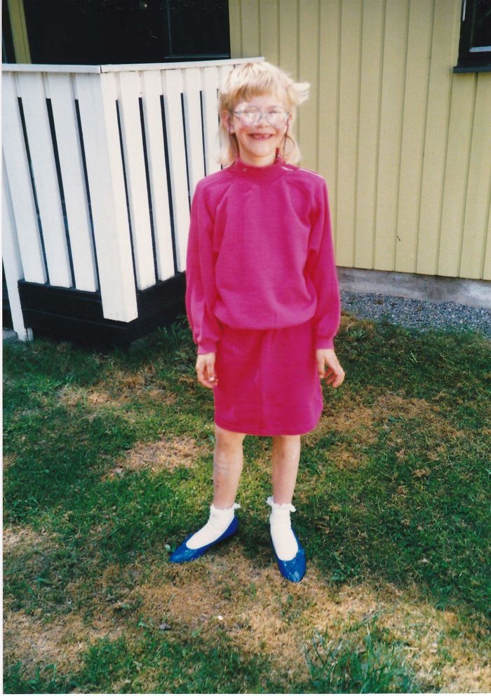 1988, No Front Teeth, Mom As A Stylist.