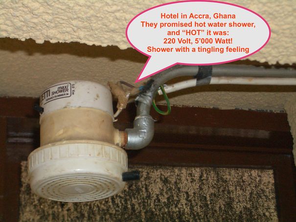Hot Shower In Ghana