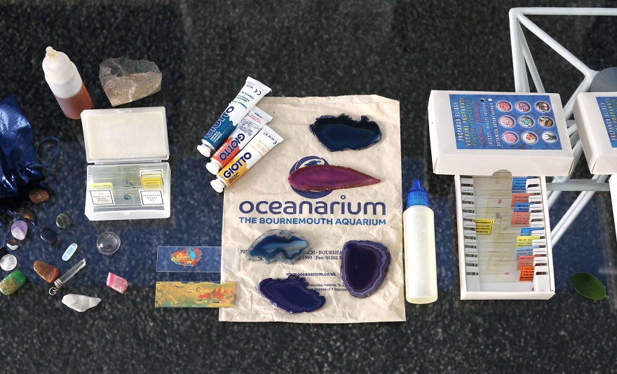 Italian Artist Create Micro-Painting With Microscope And Dslr Camera.