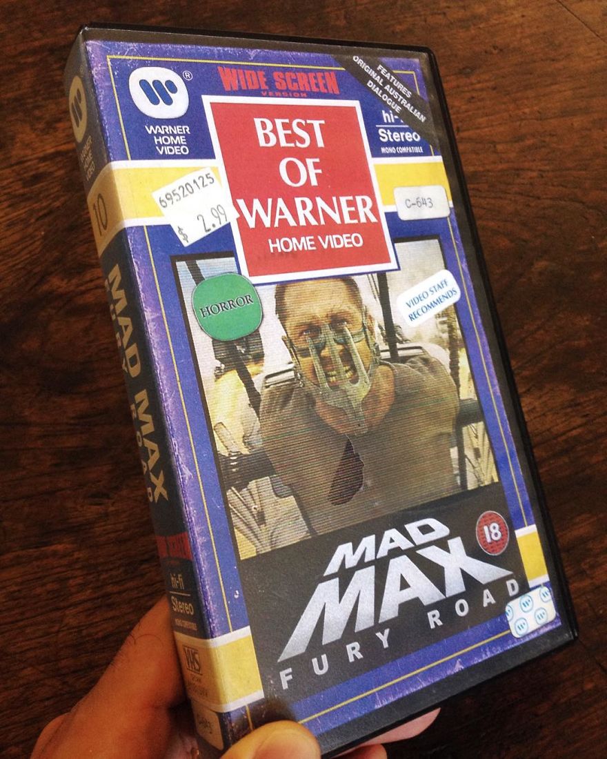 Artist Creates Vhs Covers For Recent Movies And Series And The Result Is Impressive